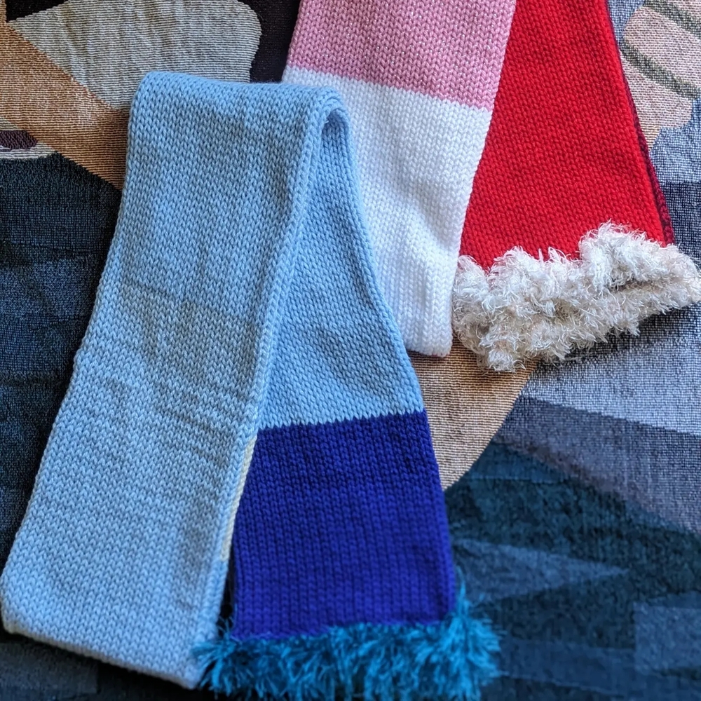 Machine Knit Scarves